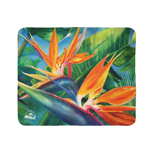 Tropical Paradise — Sherpa Fleece Blanket