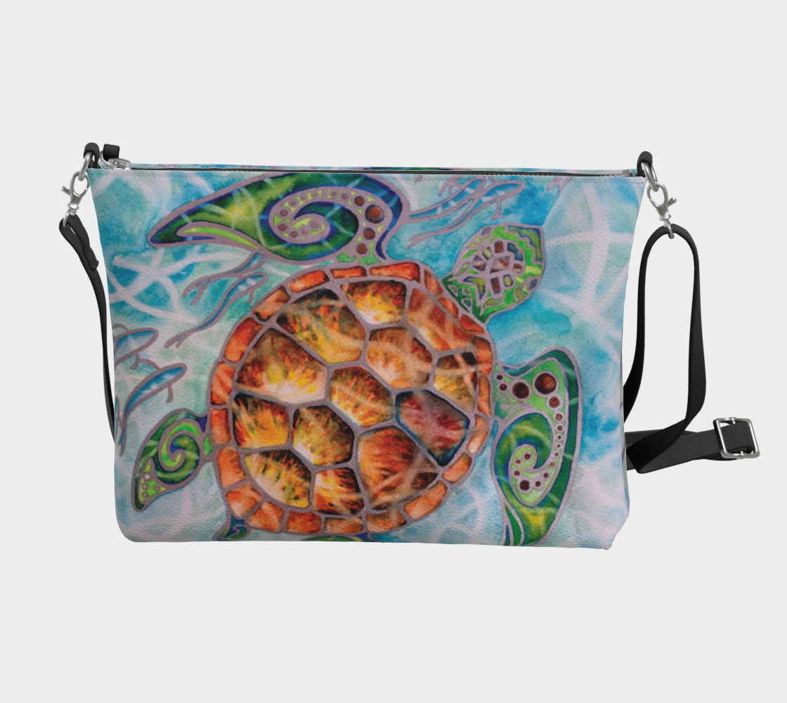 Honu Island Waters Art Purse | Kaua‘i Christie’s Art