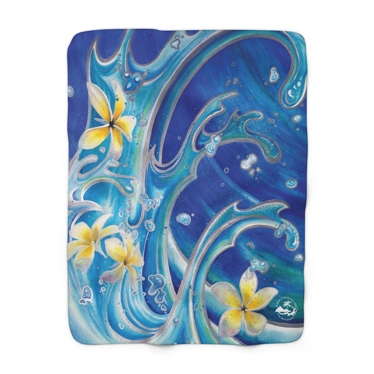 Copy of Blue Hawaii — Sherpa Fleece Blanket