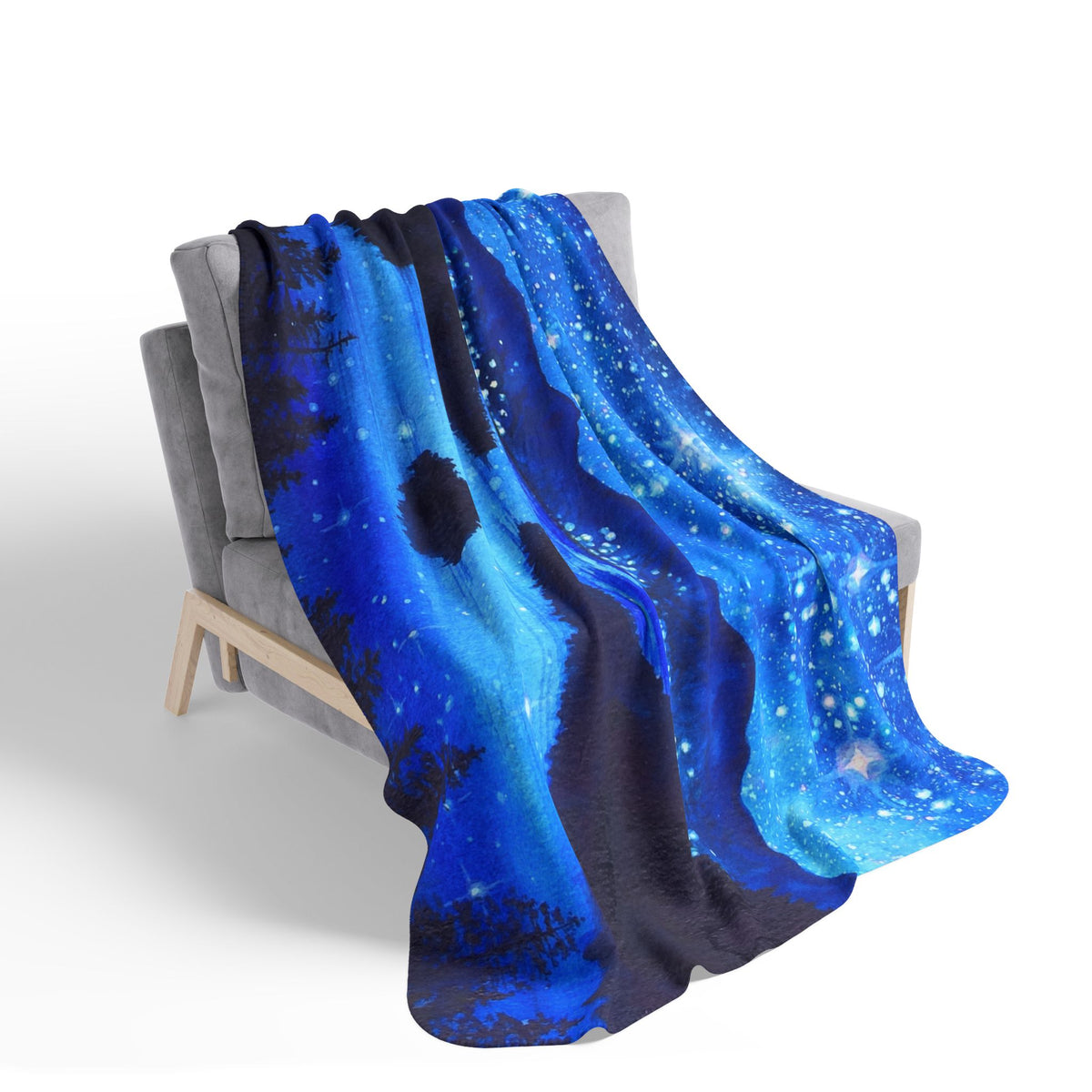 Emerald Nights — Sherpa Fleece Blanket