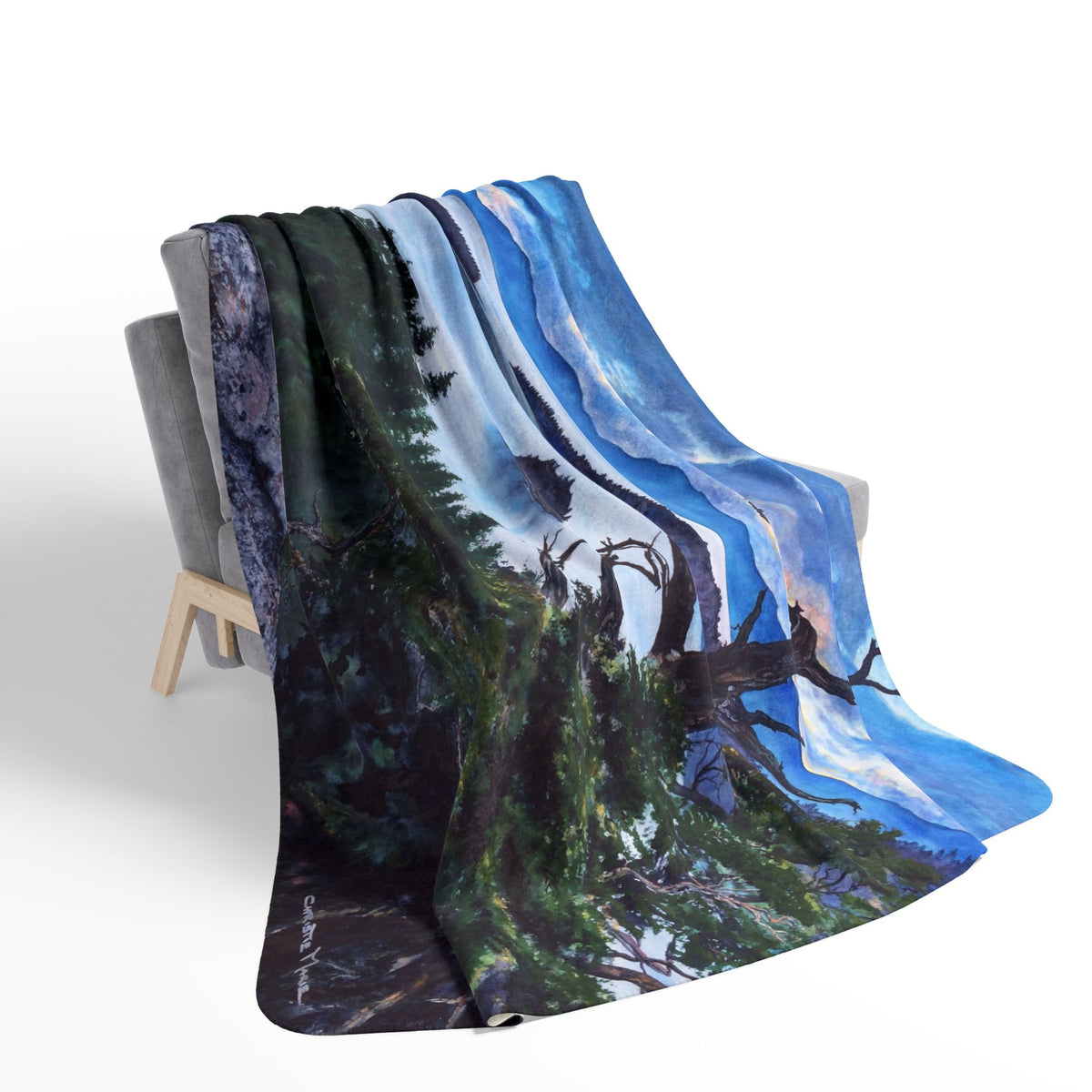 Sacred Shimmer — Sherpa Fleece Blanket