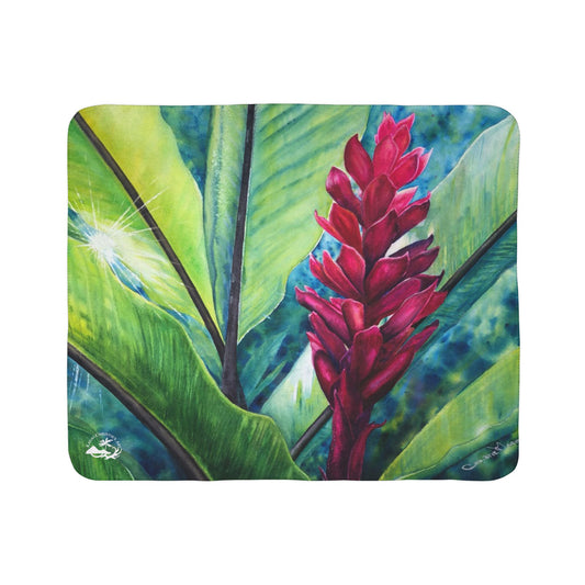 Tropical Flame — Sherpa Fleece Blanket