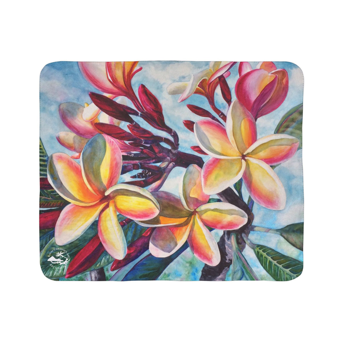 Laʻa Kea o Kekaha — Sherpa Fleece Blanket