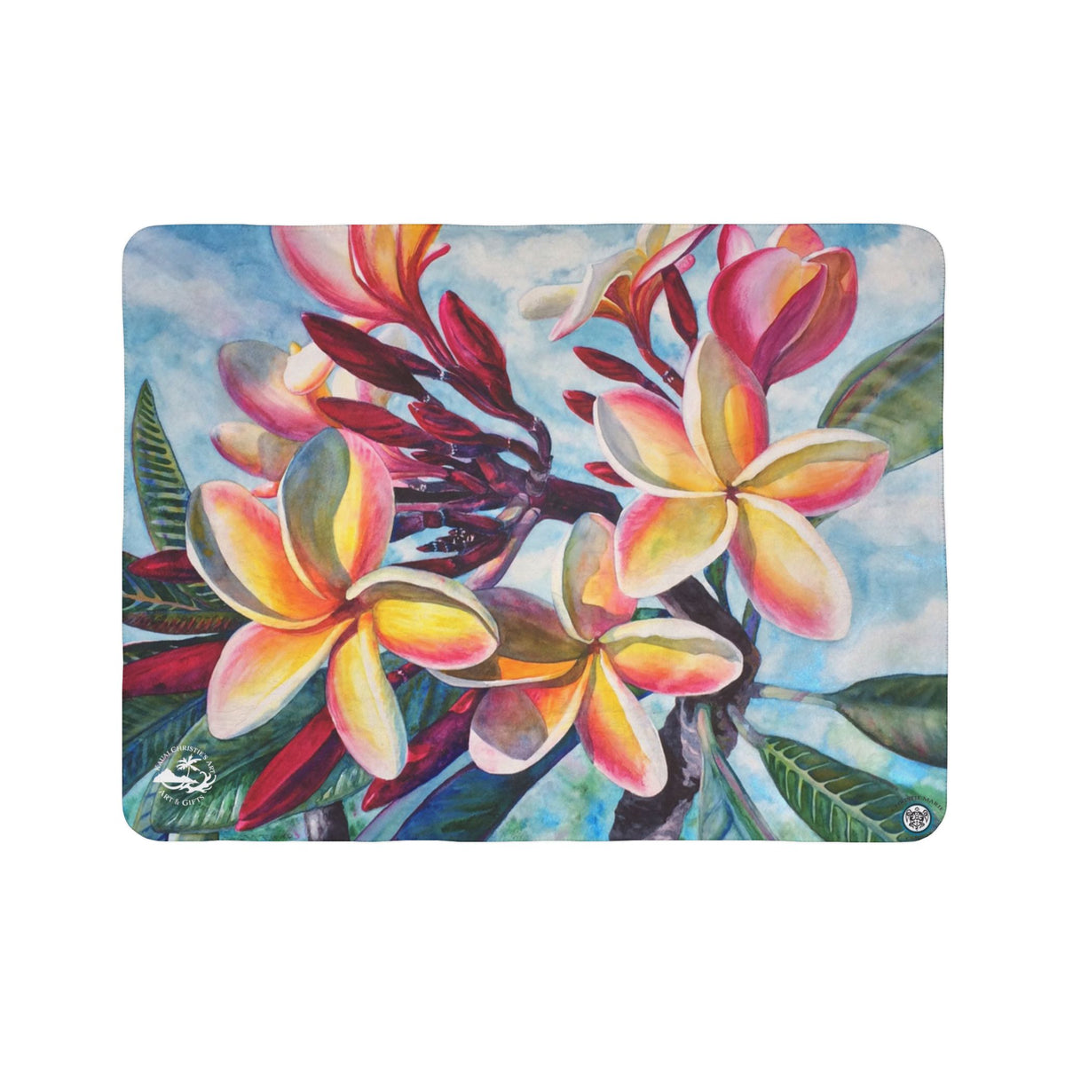 Laʻa Kea o Kekaha — Sherpa Fleece Blanket