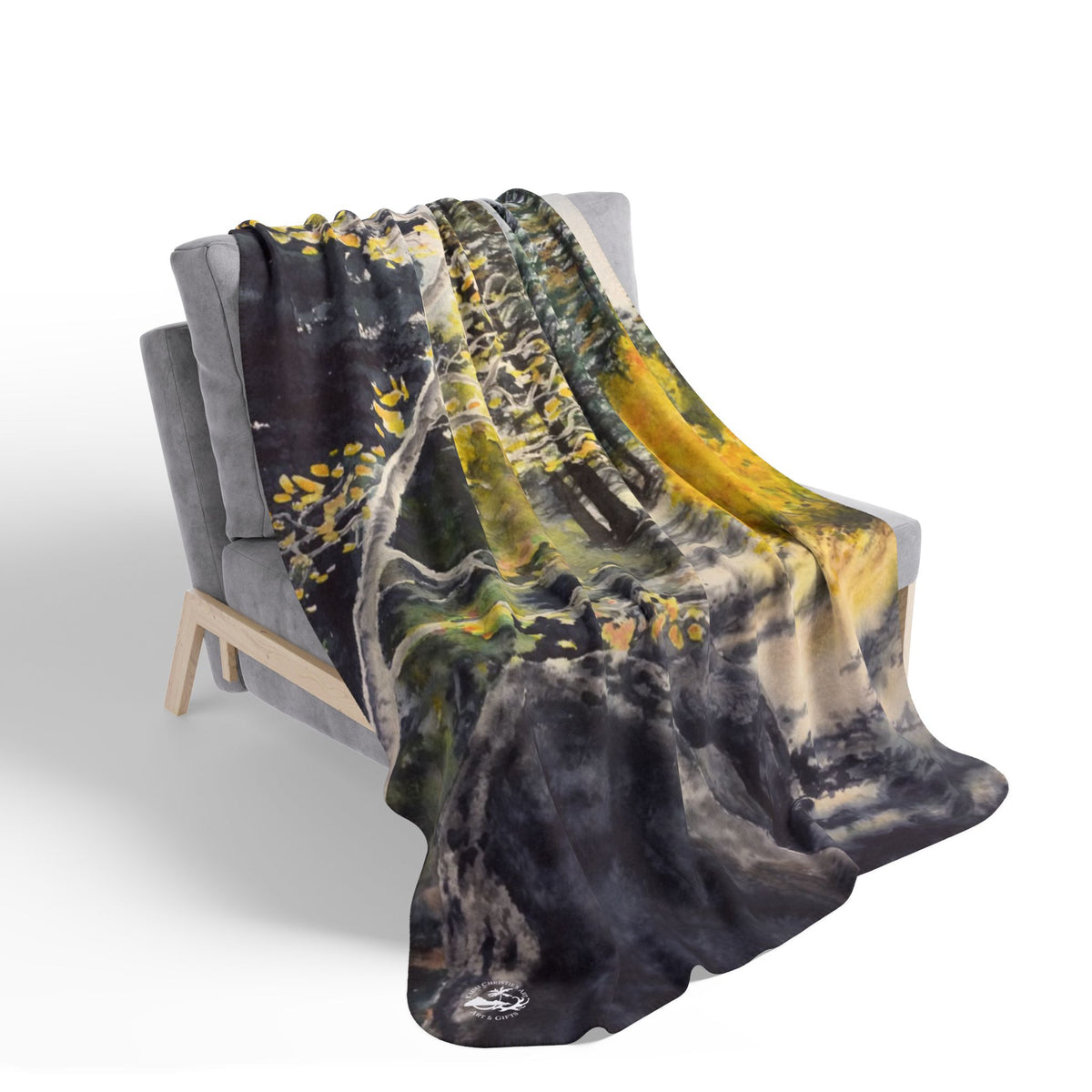 Tahoe Trail — Sherpa Fleece Blanket