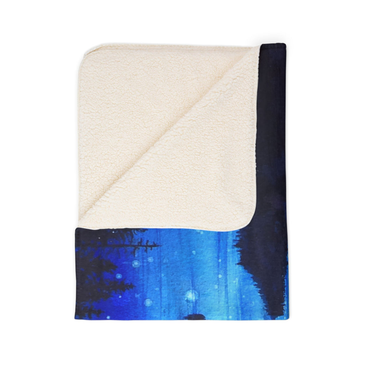 Emerald Nights — Sherpa Fleece Blanket