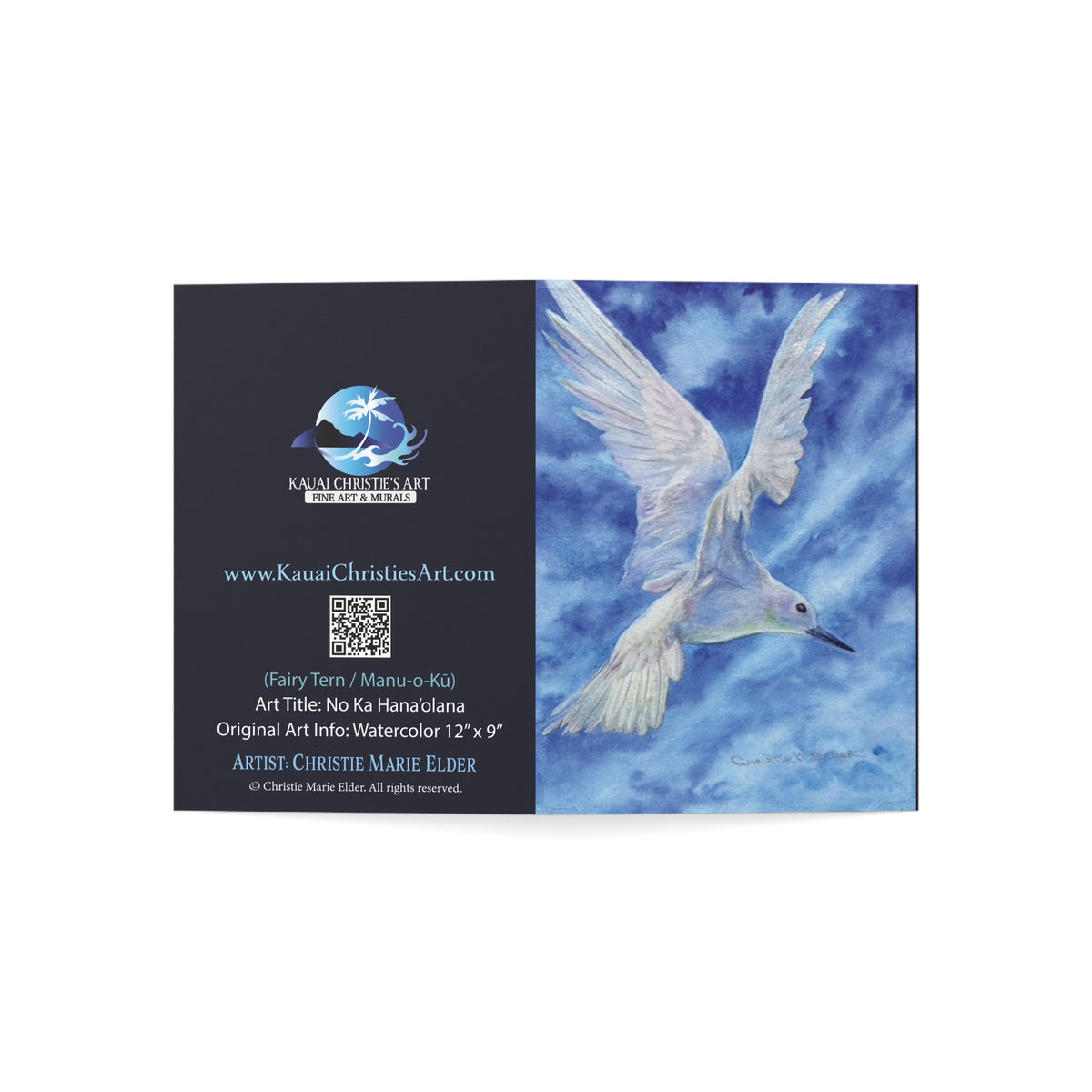 Manu o Kū — Hawaiian Sea Bird Fine Art Greeting Cards