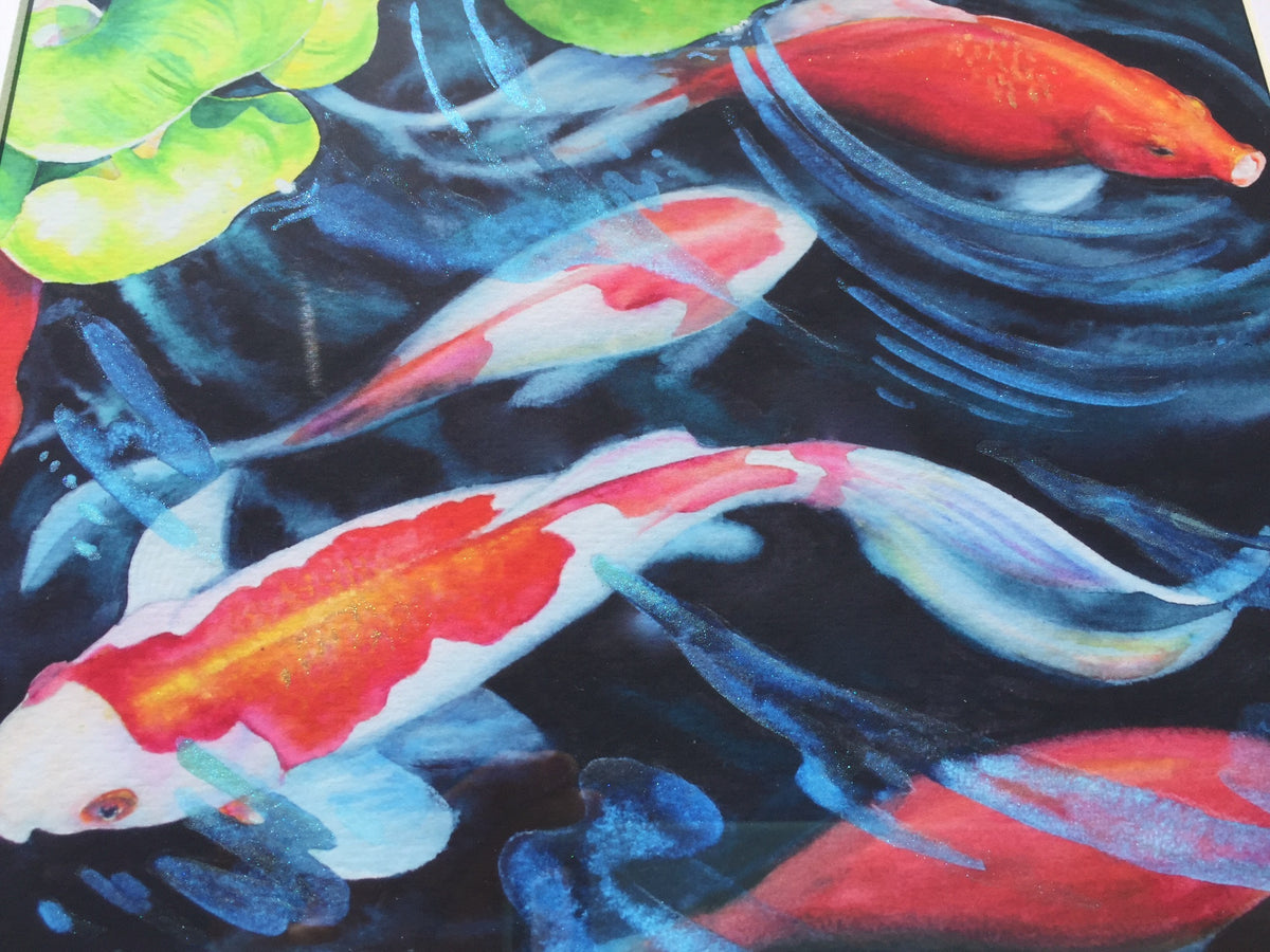 Coy Koi – Fine Art Prints – by Artist Christie Marie Elder