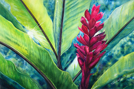 Tropical Flame – Fine Art Prints – by Artist Christie Marie Elder