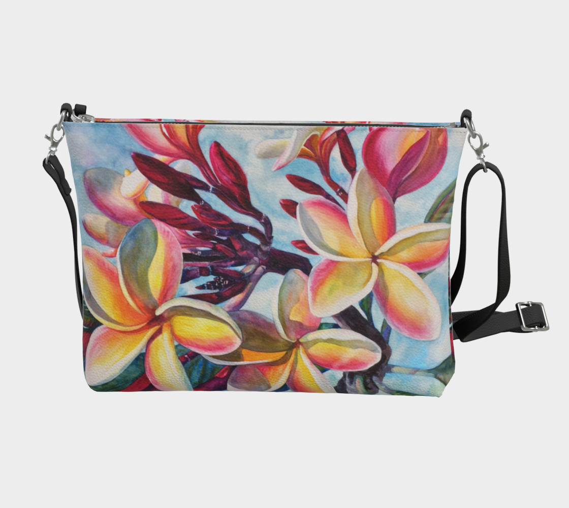 Laʻa Kea o Kekaha Plumeria Art Purse | Kaua‘i Christie’s Art