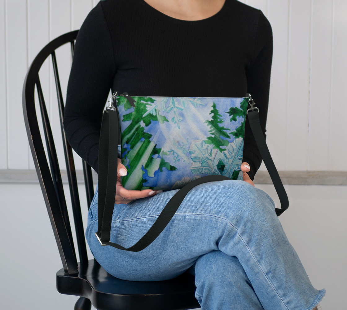Snowflake Forest - Art Purse