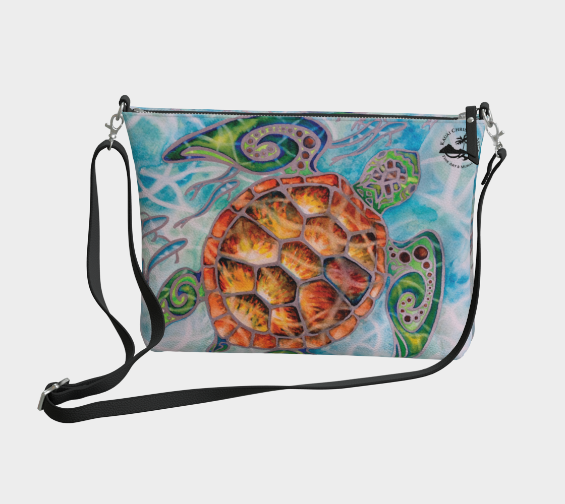 Honu Island Waters Art Purse | Kaua‘i Christie’s Art