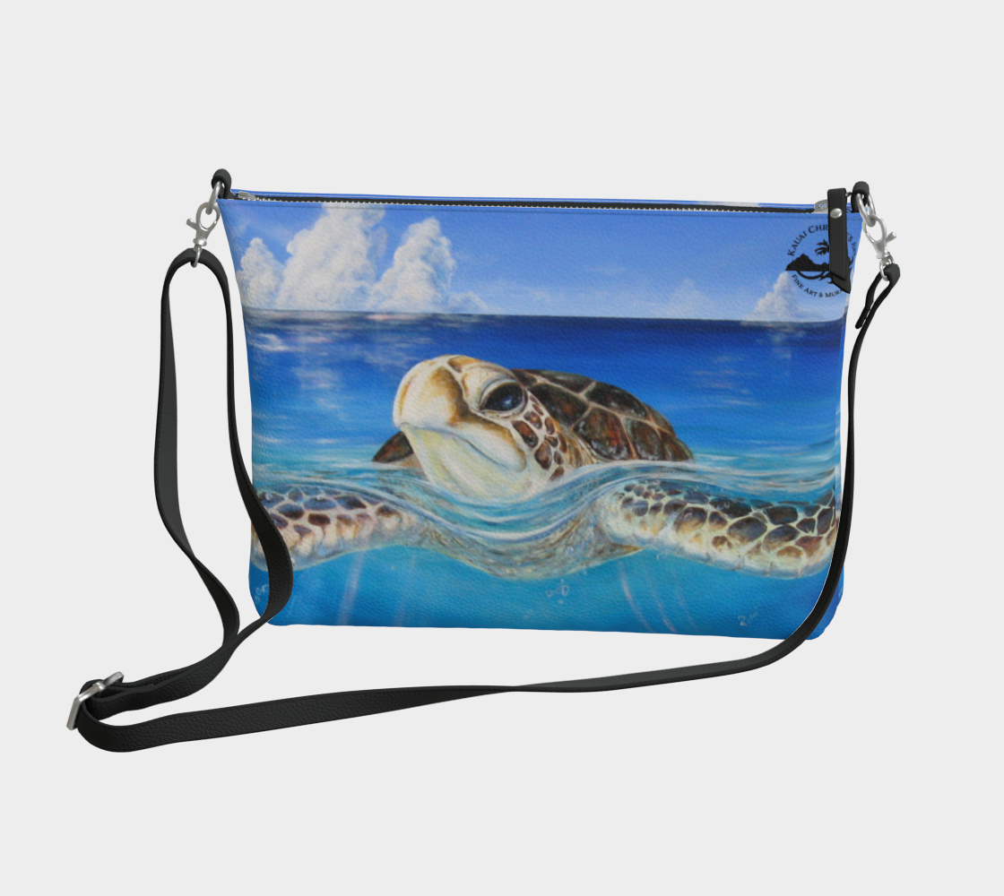 Peace of the Tropics Honu Art Purse | Kaua‘i Christie’s Art