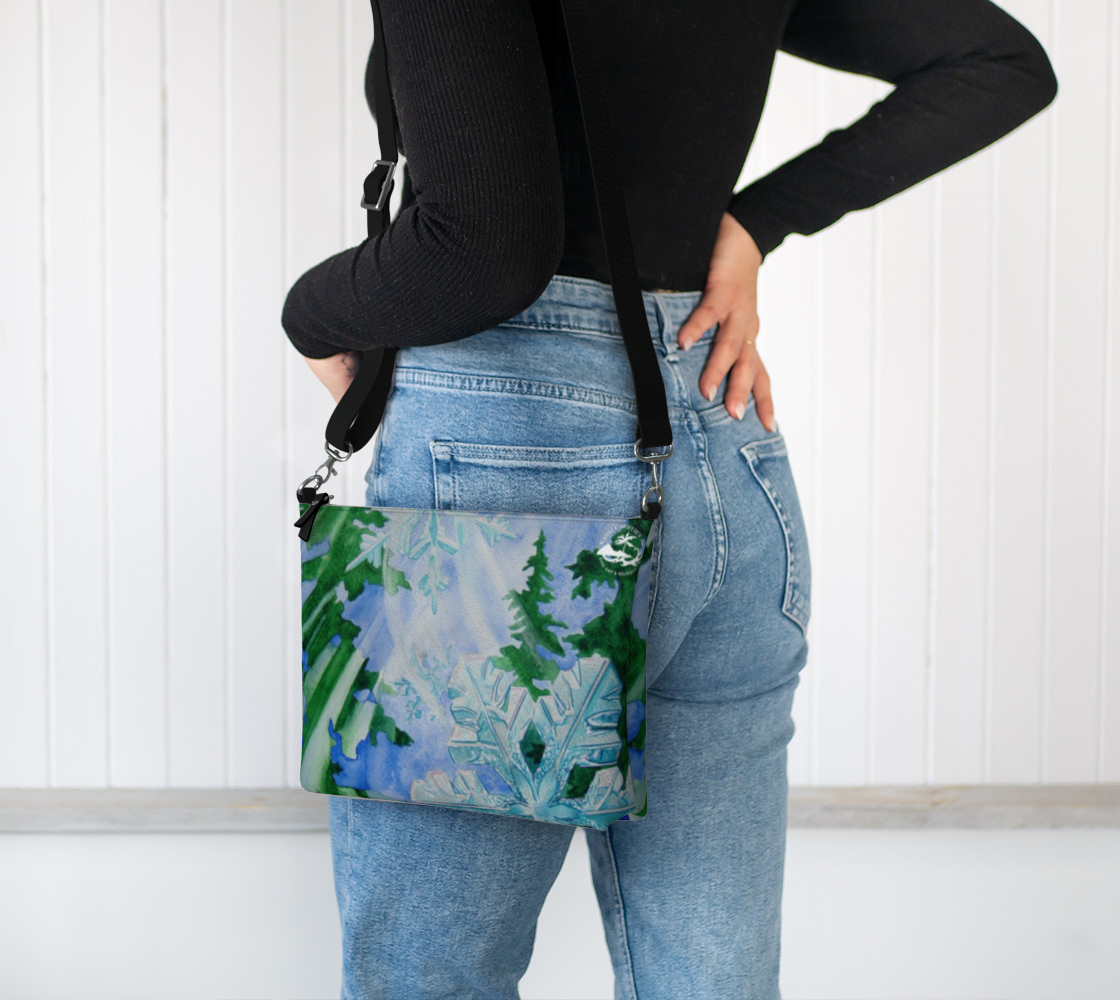 Snowflake Forest - Art Purse